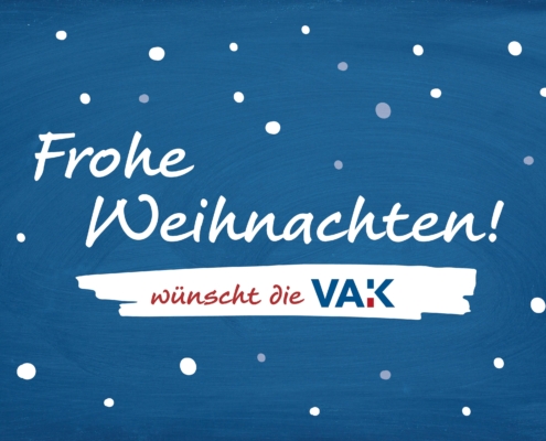Frohe Weihnachten wünscht die VAK